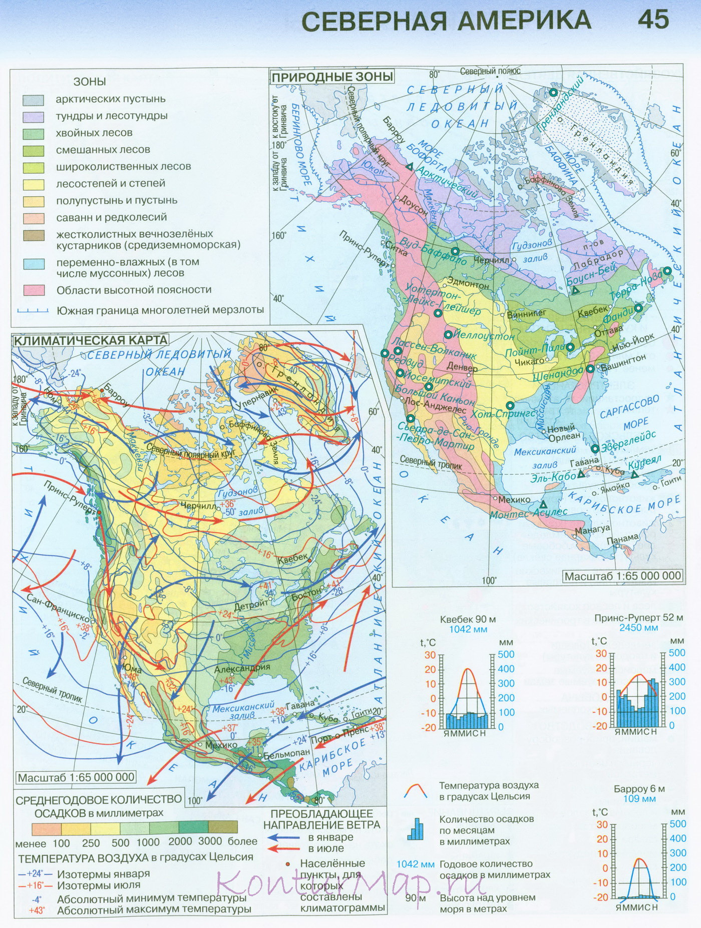 Природные зоны Северной Америки 45